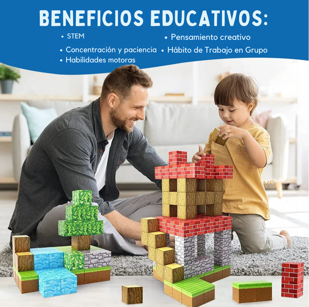 Bloques de Construcción Magnéticos® - STEM - 100 /200 /300 piezas